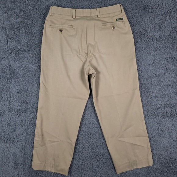 Vintage Dockers Pants Mens 34x30‎ Beige Khaki Retro 98' Relaxed Fit Flat Front - Picture 2 of 11